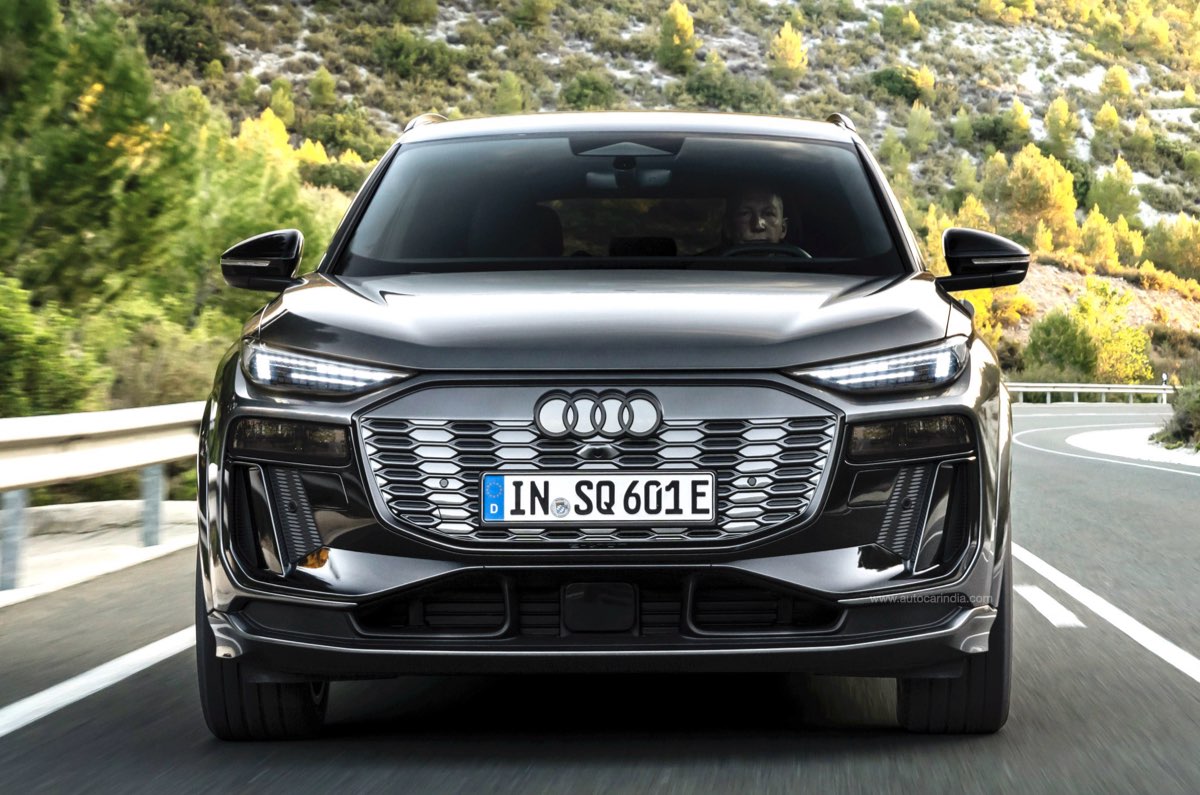Audi Q6 e-tron front Audi Q6 e-tron front